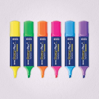 자바 파워플러스 하이라이터 형광펜 6색, 분홍