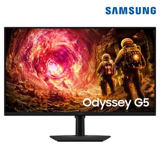 삼성전자 오디세이 G5 S32FG500E 80.1cm(32인치) QHD 180Hz 피벗 평면 게이밍 모니터, LS32FG500EKXKR, 80.1cm