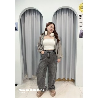 ifclothing 寬褲 水洗丹寧 S/M/L/XL
