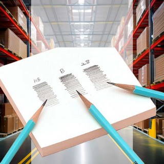 연필 12P 국산 흑연 직장인 취준생 필기 수험생, 2B