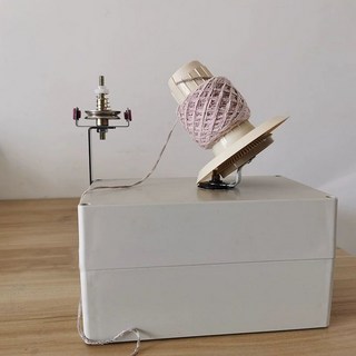 전동 실와인더 스레딩 기계 뜨개질 감개 재봉틀, 1개, 소형 저소음 전동 조절 속도 와인더