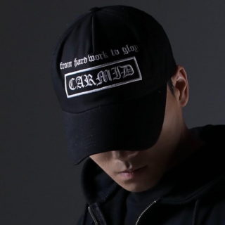 카미드 레터링 볼캡 깊은 명품 모자