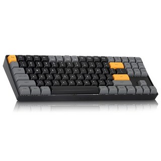 다크플래쉬 유무선 기계식 키보드 황축, 흑 설탕, GD87