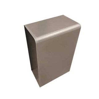 호텔 쇼핑몰 소화기 보관함 2구 지문방지 스텐 거치대 소화기 수납함, E형 3면 스테인리스 골드 소화기함, 1개