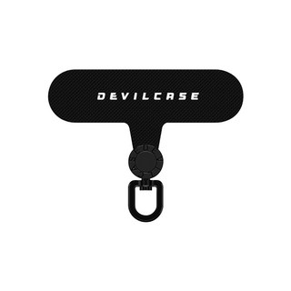 DEVILCASE 惡魔盾 360度可旋式手機墊片 掛繩墊片 掛片 夾片 固定片 強韌耐用 通用墊片 可旋轉, 黑色(黑色五金)