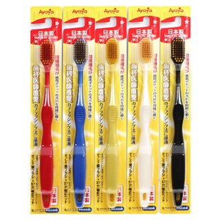 토탈하우스 일본 AYAYA 아야야 와이드헤드 초극세모 칫솔 소프트S 넓은헤드 4077, 1개, 5개입