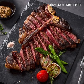 예담우 숙성 한우 티본 스테이크, 300g, 1개