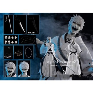 GAMETOYS GT-004 死神 BLEACH 虛白 虛化 白一護 黑崎一護 1/6比例 豪華版 雙素體 特典, 1個