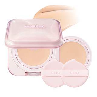 [한정기획] 클리오 킬커버 메쉬 글로우 에센셜 쿠션 기획세트 [본품+리필]+퍼프 2매, 23N 진저, 1개