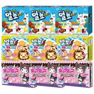 과자몬스터 과자만들기세트 얼초 +동물그리기 +쿠로미초코만들기, 1세트, 336g