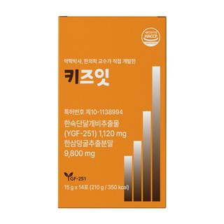 한삼덩굴 환삼덩굴 추출분말 추출물 어린이 청소년 젤리 스틱 식약청 인증 HACCP YGF-251 특허증 보유, 1개, 14회분