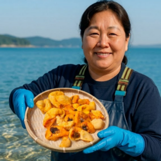 먹사부 통영 자연산 국산 손질 멍게 통멍게를 깐멍게 젓갈 비빔밥 횟감용, 1개, 500g, 손질 깐멍게