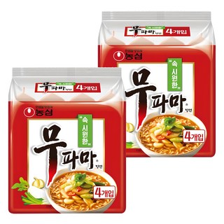 NONGSHIM 農心 蘿蔔蔥蒜湯麵 122g, 8包