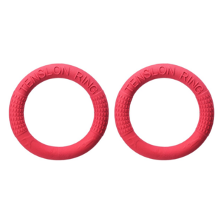 대롱상점 TPR 프리스비링 2P 세트, 레드, 2개