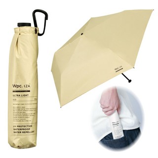 Wpc. IZA 남자 초경량 우산 울트라 라이트 128g 50cm 암막 양산 일본 남성 경량 양우산