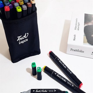 유성 마카펜 세트 24색 사인펜 학용품 세라믹