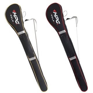 PARKGOLF 파크골프가방 소프트 싱글백 그라운드골프가방, 레드블랙