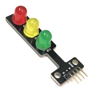 交通信號 紅綠燈模組 5V LED紅黄綠燈發光模組，適用於Arduino，DIY交通號誌模擬, 1個
