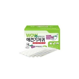 와우 애견 일자형 속기저귀 중 30매 10개 1세트 애견속귀저기 강아지속귀저기 반려견속귀저기