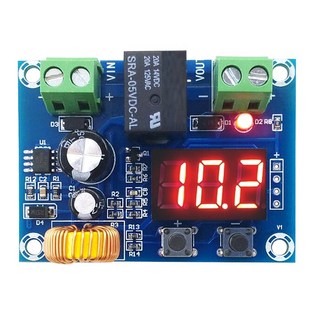 DC12V 36V蓄電池低電壓輸出斷電保護板 數字顯示低電量保護 電瓶/鋰電適用 露營車/擺攤M609, 1個