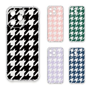 24H快速出貨 TRON S21/ FE/ Plus/ Ultra 經典千鳥紋 四角防摔 軟殼 手機殼