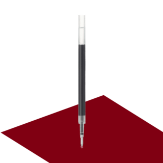 무인양품 리필 심 젤잉크 노크식 볼펜 리필 블랙 0.5mm, 1개