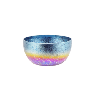 Snow rock 純鈦茶杯 露營登山 超輕便攜 食品級鈦茶杯 戶外泡茶 純鈦冰花茶杯 戶外茶具, 1個, 炫彩, 炫彩, 冰花茶杯