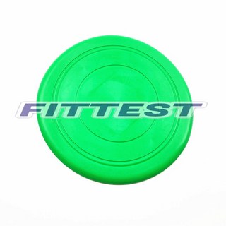 Fittest 飛盤 安全矽膠遊戲飛盤 體能訓練飛盤，戶外休閒運動首選，安全耐用，親子互動最佳玩具, 綠, 1個