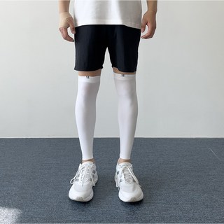 엠엠스포츠 남성 여성 UV차단 냉감 등산 자전거 다리 레그토시 2PX2, 화이트 2PX2