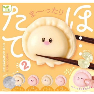 優選秘藏Gacha 彈彈貝殼裡的干貝P2 現貨 可愛療癒捏捏模型, 1個, 粉紅色睜大眼