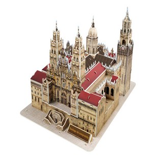 [본사직영] 산티아고 대성당 - 세계 건축물 입체퍼즐 만들기, 157피스, 1개