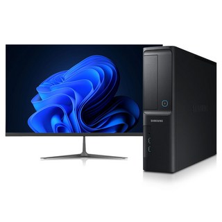 삼성 사무용 가정용 슬림컴퓨터 풀세트 컴퓨터세트 PC 윈도우10/11정품 바로사용, i5-7500/16G/S512, 32LED 세트