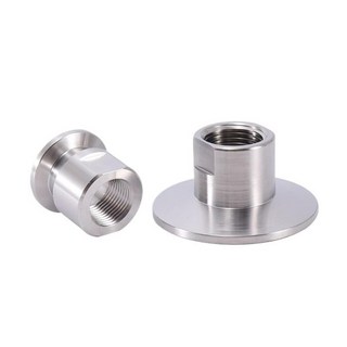 FHVQRCUNS 진공 클램프 퀵 누수 방지 사이즈 1개 KF25 플랜지 1인치 NPT 암나사 304 스테인리스 스틸 파이프 피팅, FHVQRCUNS 진공 클램프 퀵 누수 방지 사이즈 1