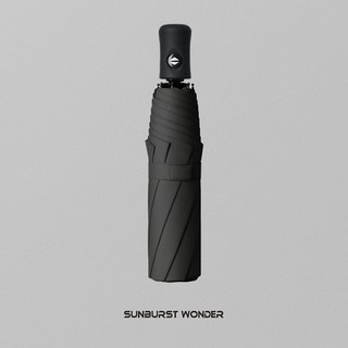 SunburstWonder UV 99% 자외선차단 원터치 3단 암막 자동우산 양산