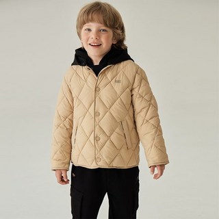 닥스키즈 25FW 후드 퀼팅 점퍼 베이지 DVF25JP31M BG_P402888192