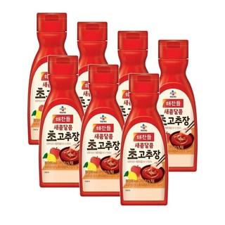 CJ 해찬들 새콤달콤 초고추장 튜브, 300g, 7개