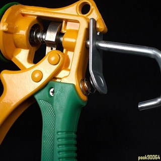 玻璃膠槍 加厚玻璃膠槍 鋁合金 硅膠槍 自動斷膠瓶裝 免釘膠 省力通用型, 1個, 加厚款/玻璃膠槍