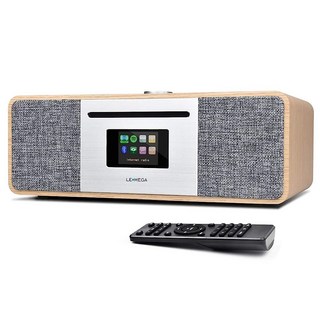 LEMEGA MSY5 CD 플레이어 FM 디지털 라디오 인터넷 라디오 스포티파이 연결 블루투스 스피커 스테레오 사운드 USB 플레이어 USB 충전 시계 알람 리모, LEMEGA MSY5 CD 플레이어, FM 디지털 라디