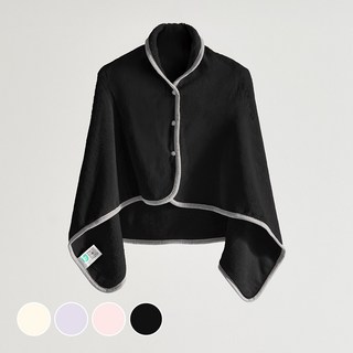 데시뉴 럭키 솔리드 양면 극세사 망토 담요