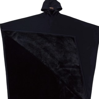 MUSI寬鬆連帽斗篷 短刷毛親膚保暖 男女同款多色可選 秋冬時尚必備