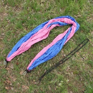 빌바오 플라잉 초경량 캠핑 해먹 핑크블루 가벼운휴대용해먹세트 캠핑침대 캠핑그네의자