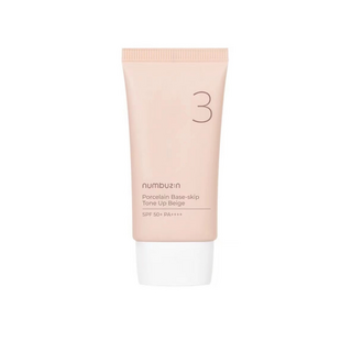 Numbuzin數字3號陶瓷美肌素顏霜50ml，隔離防曬，自然裸妝提亮，打造陶瓷美肌, 1個