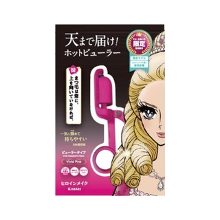 키스미 히로인 메이크 충전식 히팅 뷰러, 1개, 비비드 핑크