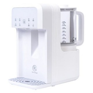 Piyo Piyo 黃色小鴨 淨 無限 定溫定量高效能分離式調乳器 (飲水機 調乳器 泡奶), 白色, 1個