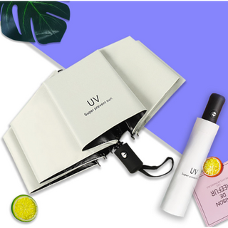 UV 자동 튼튼한 3단 접이식 양우산 단우산 반자동 양산 우산