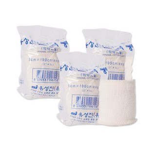 성진 탄력붕대 2인치 소형 x 3개 압박붕대, 1세트, 3개입