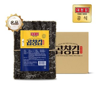 P909 대천김 명품 곱창김 생김 380g 100장, 1개, 1g