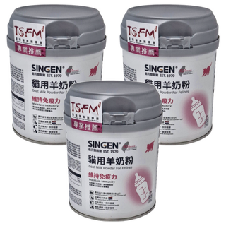 SINGEN 信元發育寶 貓用羊奶粉, 羊奶粉, 200g, 3罐