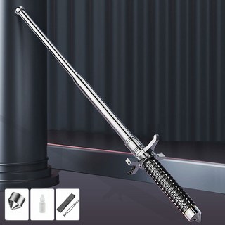 HAM 삼단봉 호신용품 호신봉 몽둥이 접이식, 79cm, 1세트 (삼단봉+천 커버 +창끝+끈+윤활유)