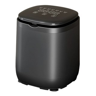 全自動內衣褲清洗機，UV紫外線殺菌，藍光殺菌，銀離子殺菌，IPX4防水, 黑色, 全自動進出水/七大清洗模式